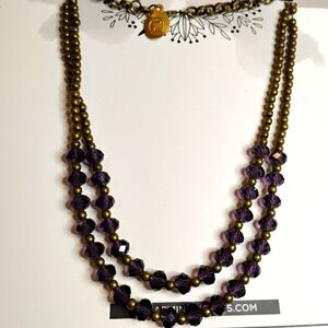 7‎ Charming Sisters "Plum Cheyenne" Layered Necklace